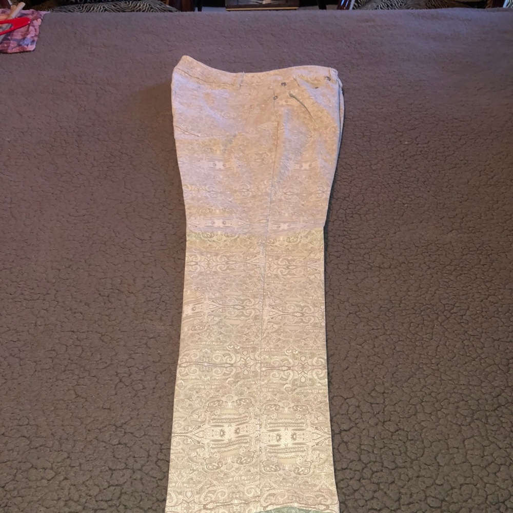 Ladies Mint and Cream color pants!